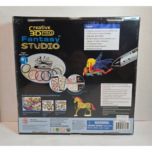 Creative 3D Pro Printing Pen Fantasy Studio New In Box - Picture 2 of 2